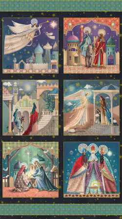 Celebration 6 Block Panel, Nativity