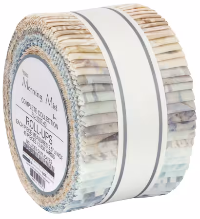 2.5in Strips Morning Mist Batik, 40pcs/bundle