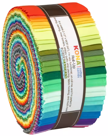 2.5in Strips Kona Cotton 2019 New Colors, 40pcs/bundle