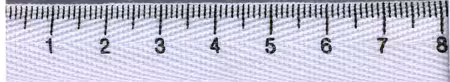 5/8in Measuring Tape Ribbon 27.5 yds White Retail is $1.72/yd