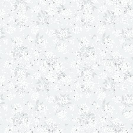 Ice Blue Leaves w/Metallic