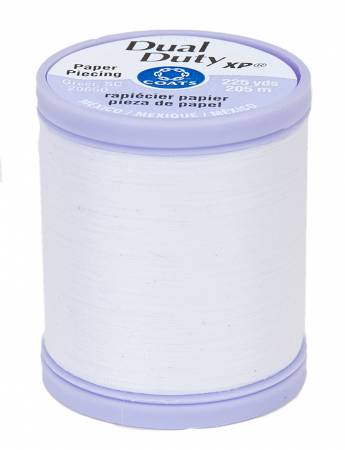 Dual Duty Paper Piecing Thread 225yd White