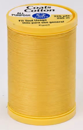 Coats Cotton Sewing Thread 225 yds Spark Gold