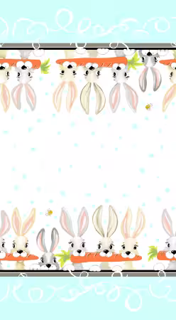 White Harold thte Hare Double Border