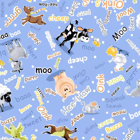 Denim Barnyard Blues Noises