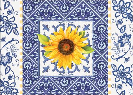 Indigo Sunflower Note Cards