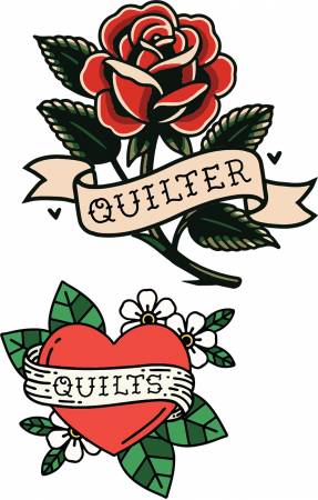 Quilter/Quilts Temporary Tattoo Sheet