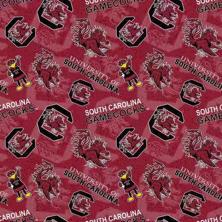 NCAA-South Carolina Gamecocks Tone on Tone Cotton