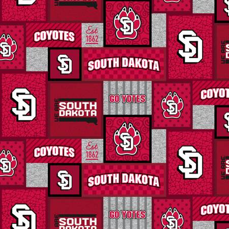 NCAA-South Dakota Coyotes College Patch Fleece