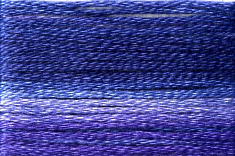 Cosmo Seasons Variegated Embroidery Floss Dark Purples/Blues