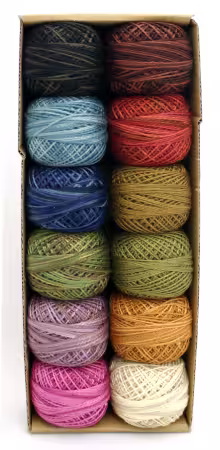 Valdani Pearl Cotton Ball Sz8 73yd 12 Colors The Scent of Flowers