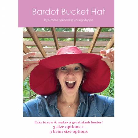 Bardot Bucket Hat Sewing Pattern