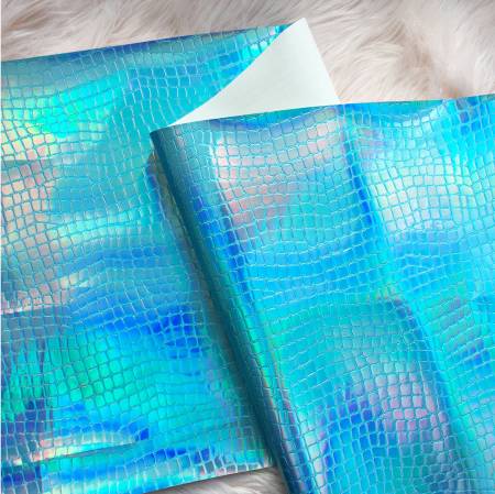 Vinyl Croc Blue