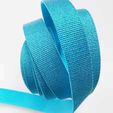 Glitter Webbing Turquoise