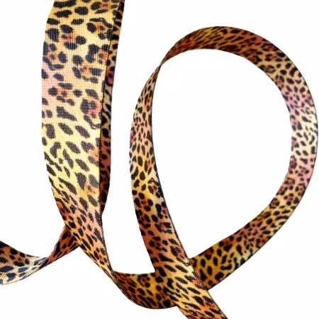 Leopard Seatbelt Webbing 5yd
