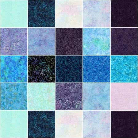 10in Squares Tonga Batik Fantasy, 20pcs/bundle