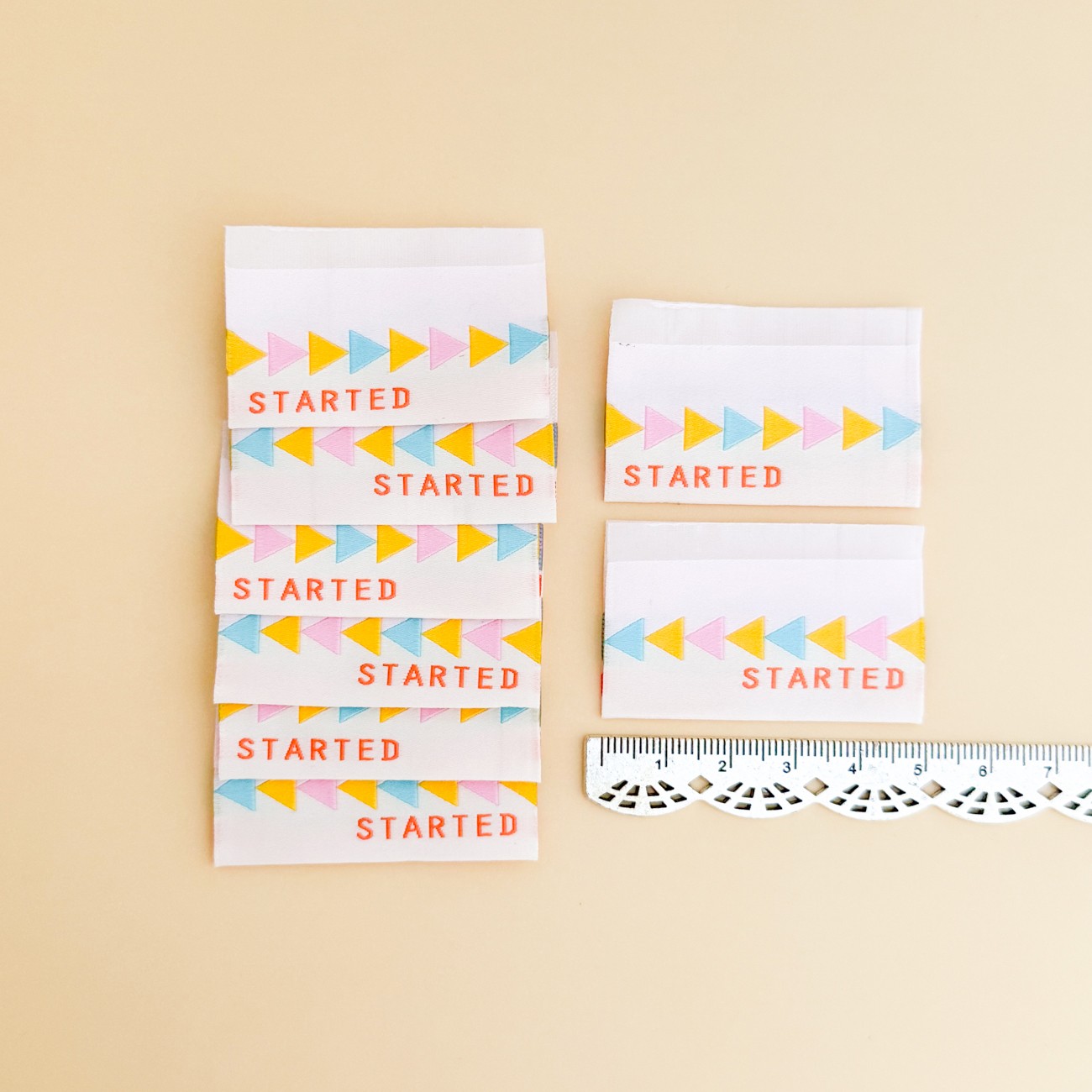 Starter Labels Started Woven Labels 8pk