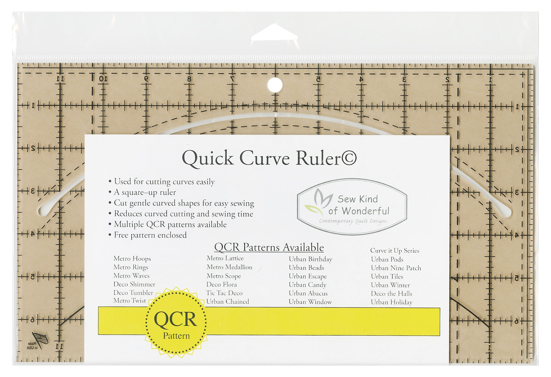 Chic Country – Quick Curve Ruler Pattern by Sew Kind of Wonderful – The  Quilting Shed