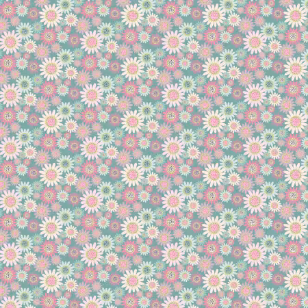 Teal Sunny Daisies