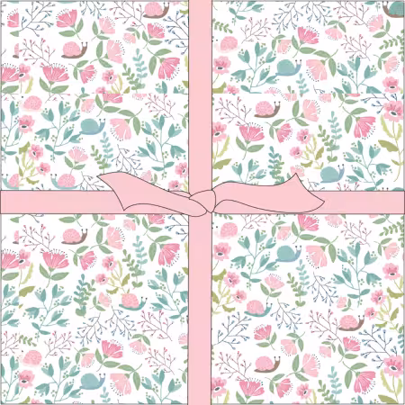 10in Squares Le Petit Escargot, 42pcs, 6 bundles/pack