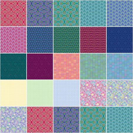 10in Squares Sunnyside, 42pcs/bundle