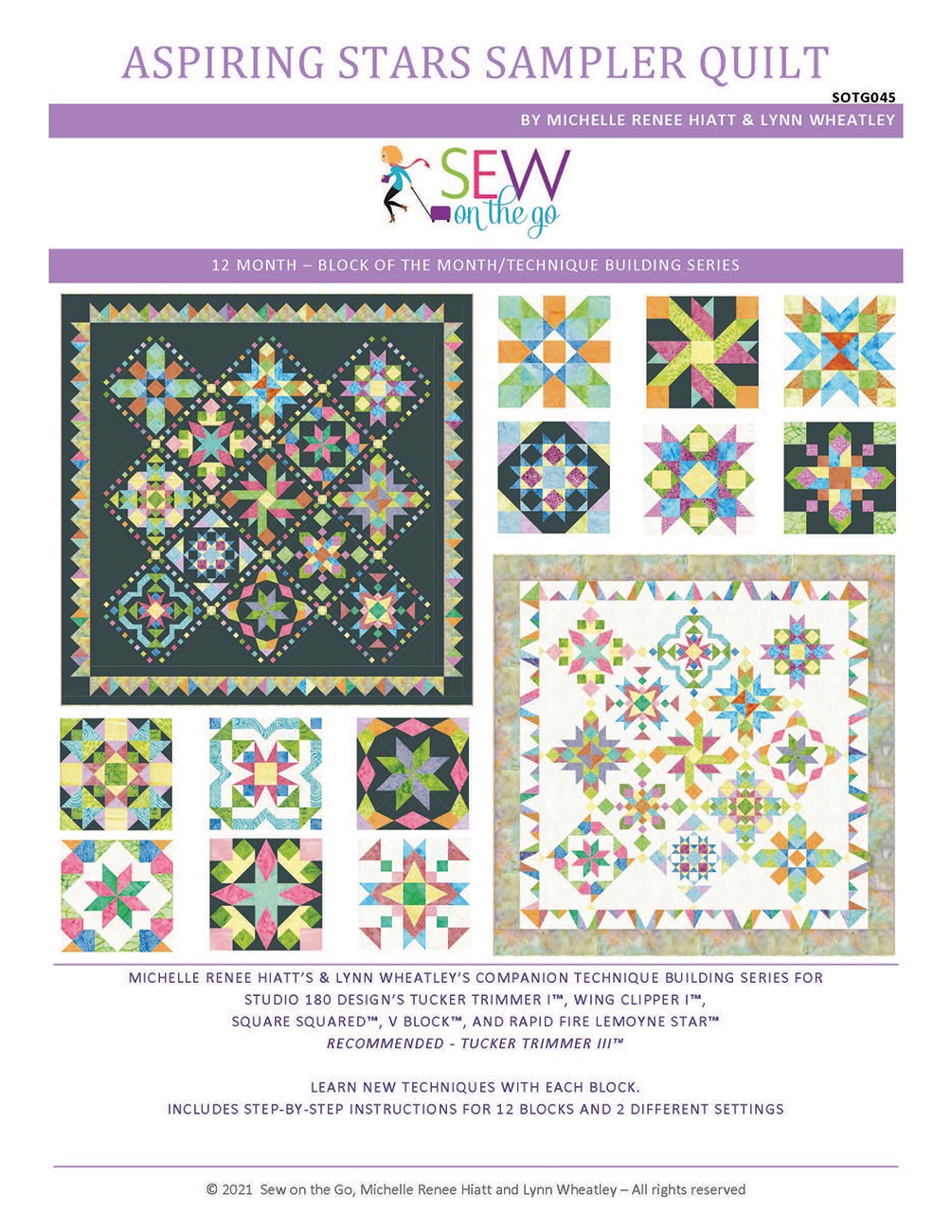 Aspiring Star Sampler Block of the Month