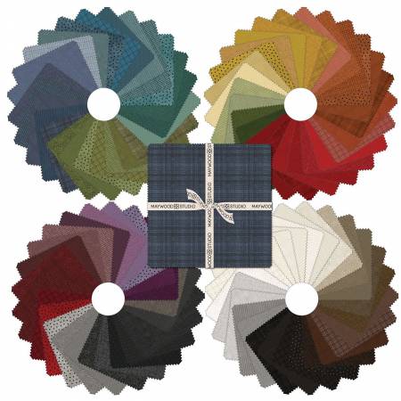 10in Squares Woolies Flannel Complete Set, 100pcs/bundle