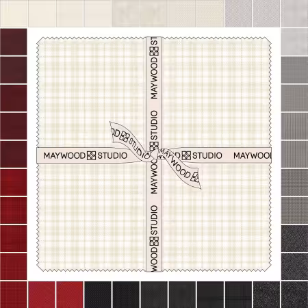 10in Squares, Woolies Flannel Winterberries, 42pcs/bundle