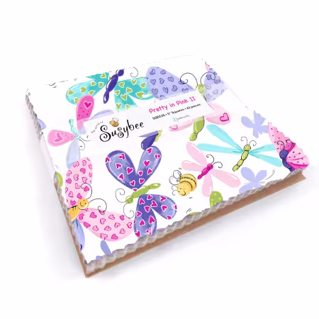5in Squares Pretty In Pink 42pcs, 12 bundles/pack