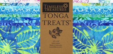 10in Squares, Tonga Batik Bahamas, 42pcs/bundle