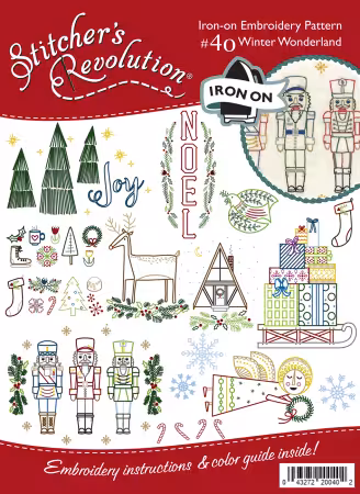 Stitchers Revolution Embroidery Transfer Pattern - Winter Wonderland