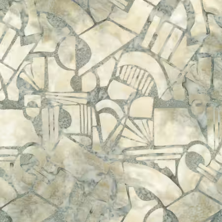 Packed Geometric Shapes Limestone