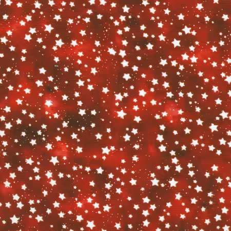 Small White Stars Red