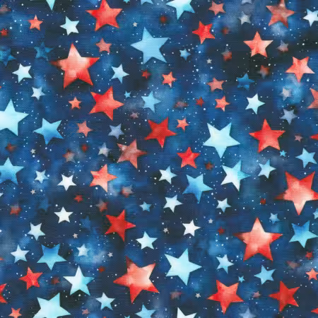 Small Red And Blue Stars Blue