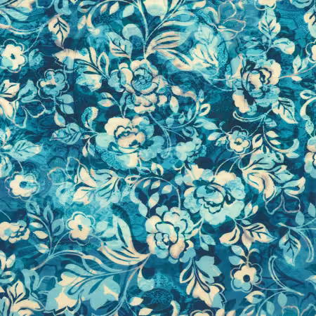 Tonal Floral Delft