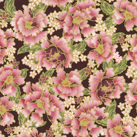 Packed Flowers Plum