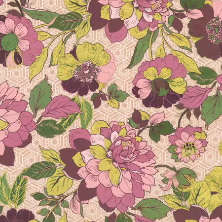 Flat Floral Pearl Pink