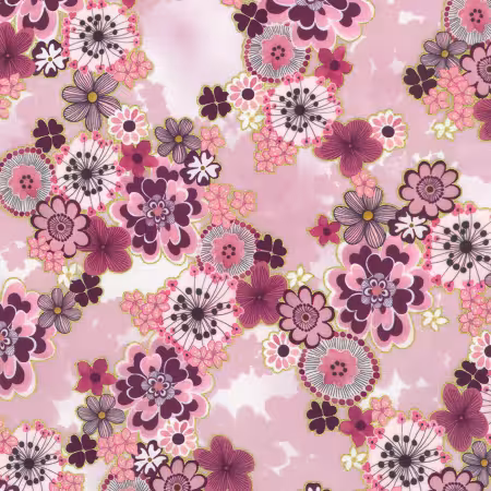 Decorative Floral Pearl Pink