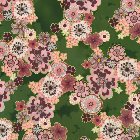 Decorative Floral Moss