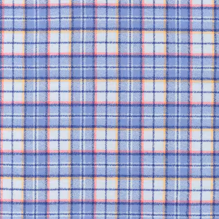 Plaid Prairie Sky Mammoth Flannel