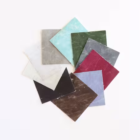 Sallie Tomato Fabric Sample Set – Duck Waxed Canvas & Turtle Tex