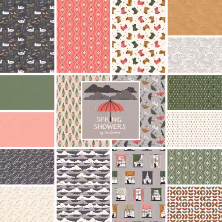 Assortment Spring Showers Organic, 17pcs x 10yds