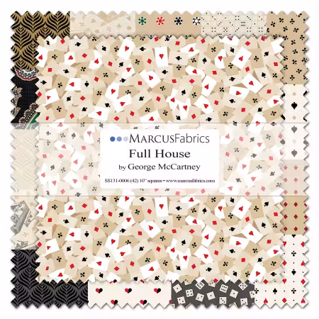 10in Squares, Full House, 42pcs, 6 bundles/pack