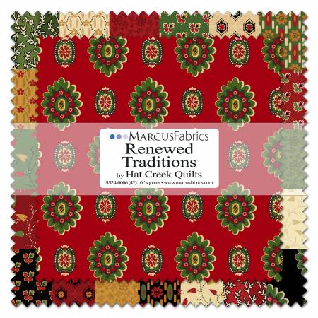 10in Squares Renewed Traditions, 42pc, 6 bundles/pack