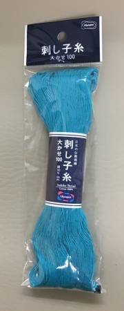 Sashiko Thread Large Skein Cyan Blue