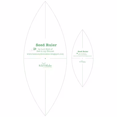 Seed Ruler Set By Lori Holt Of Bee In My Bonnet, 2pcs