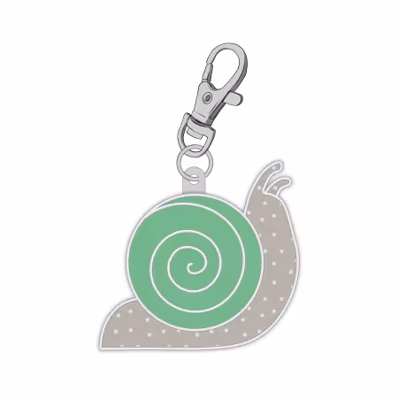 Calico Enamel Happy Charms Snail