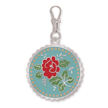 Lori Holt Mercantile Enamel Happy Charm Rose