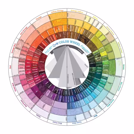 Riley Blake Designs Hand-Dyes Quilty Color Wheel
