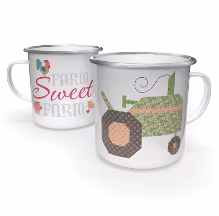 Lori Holt Farmer's Daughter Enamel Tin Mug